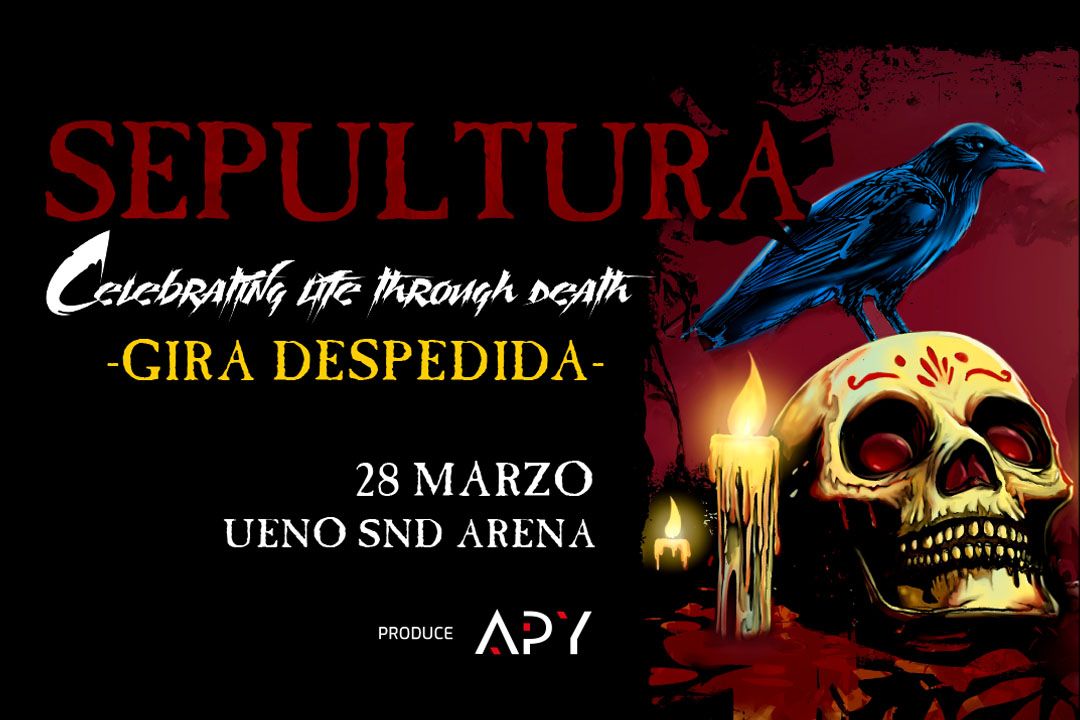 Banner Sepultura Gira Despedida